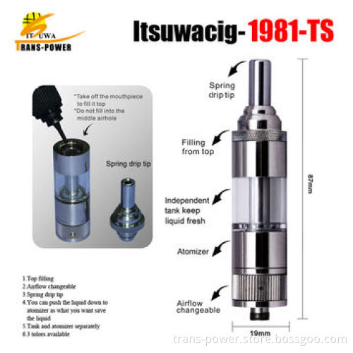 Itsuwa 1981-TS e-cig clearomizer 1981 TS tank